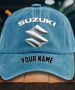 Alternative view of Suzuki Gewaschene Denim-Kappe