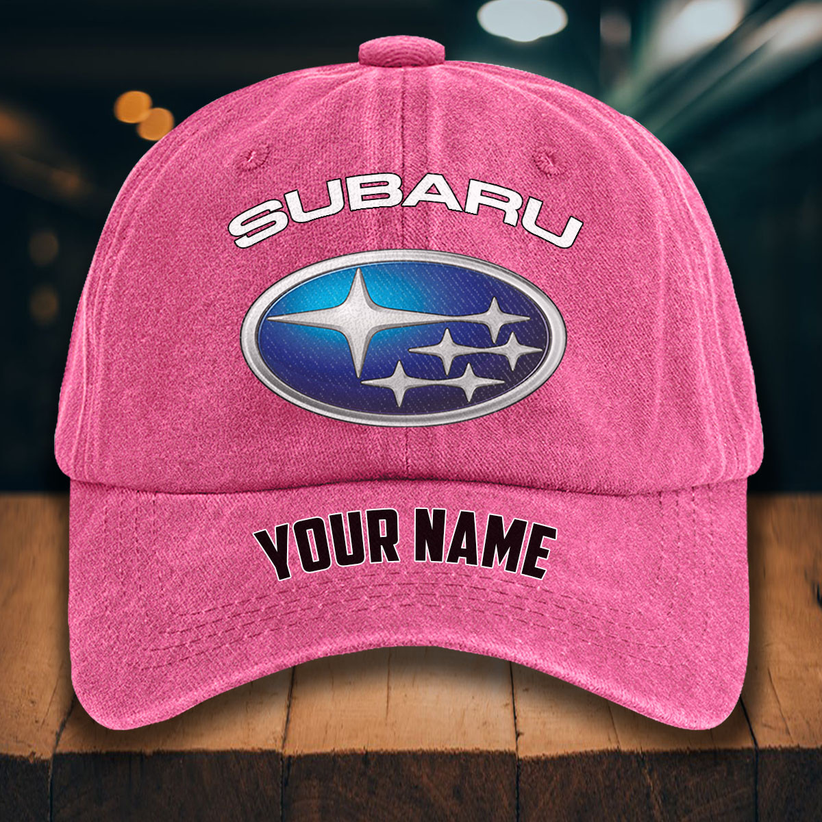Subaru Gewaschene Denim-Kappe – Bild 10