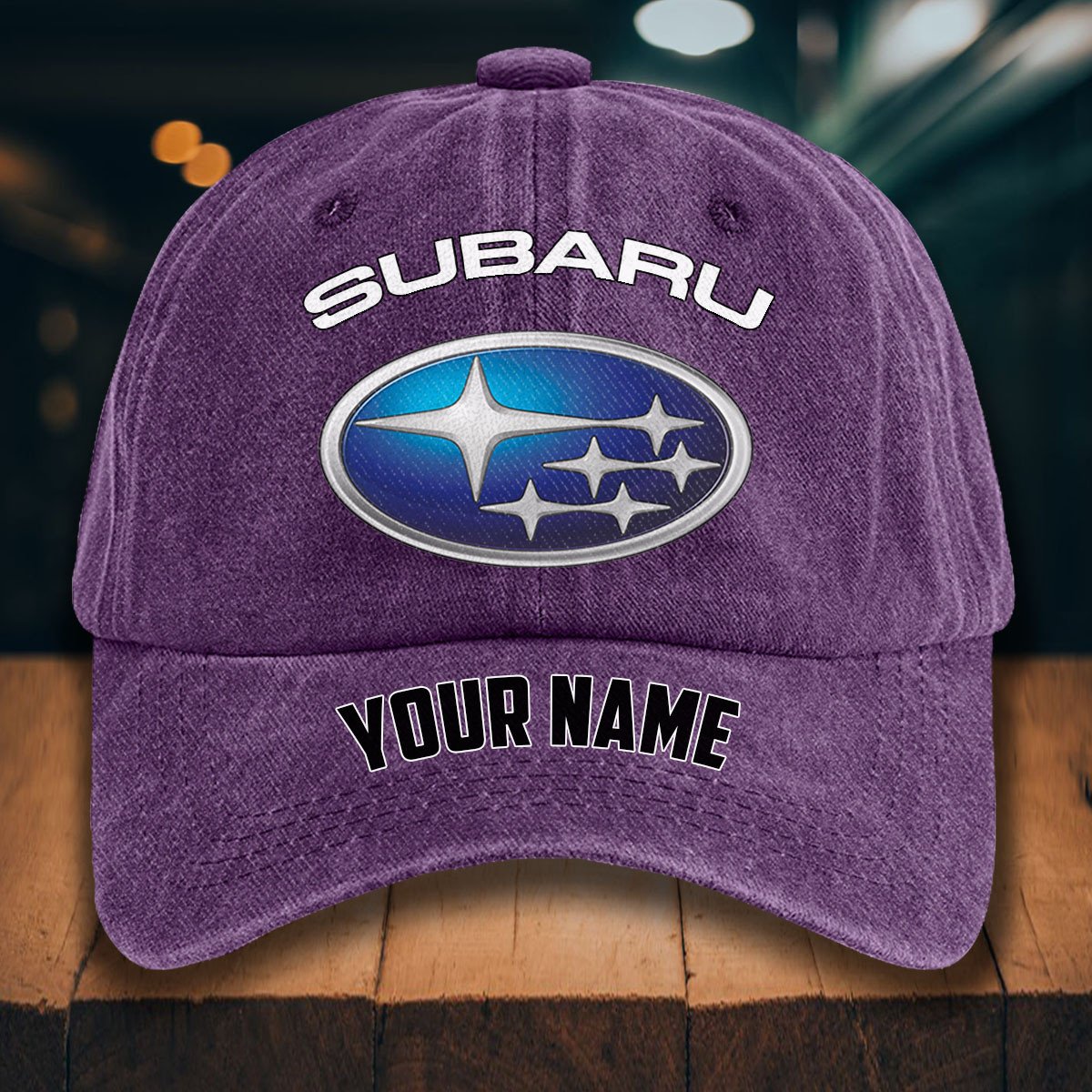 Subaru Gewaschene Denim-Kappe – Bild 11
