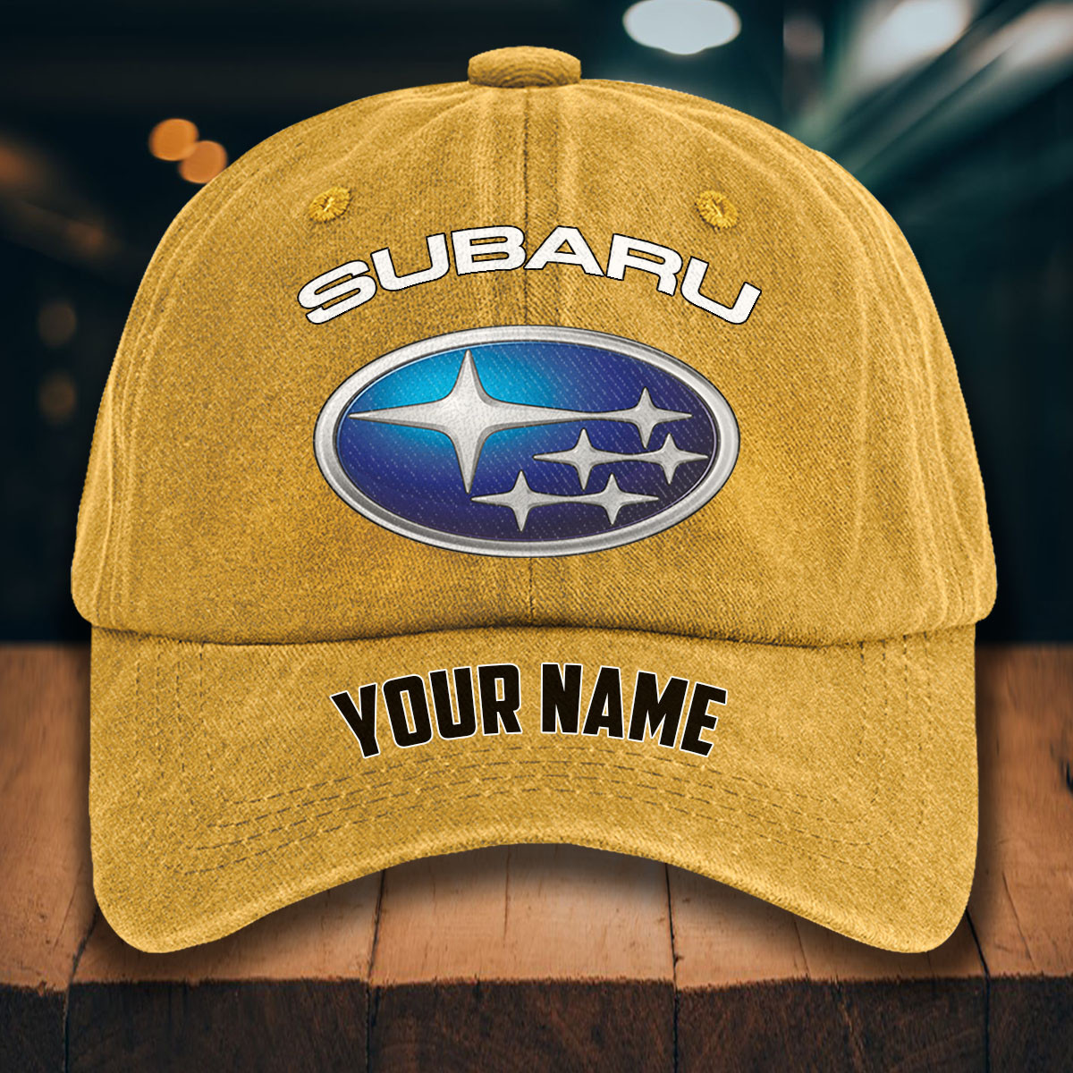 Subaru Gewaschene Denim-Kappe – Bild 15