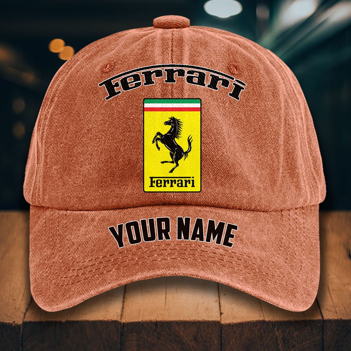 Ferrari Gewaschene Denim-Kappe – Bild 8