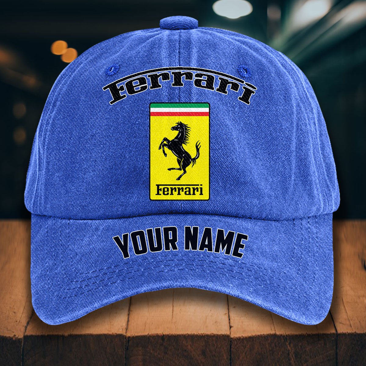 Ferrari Gewaschene Denim-Kappe – Bild 13