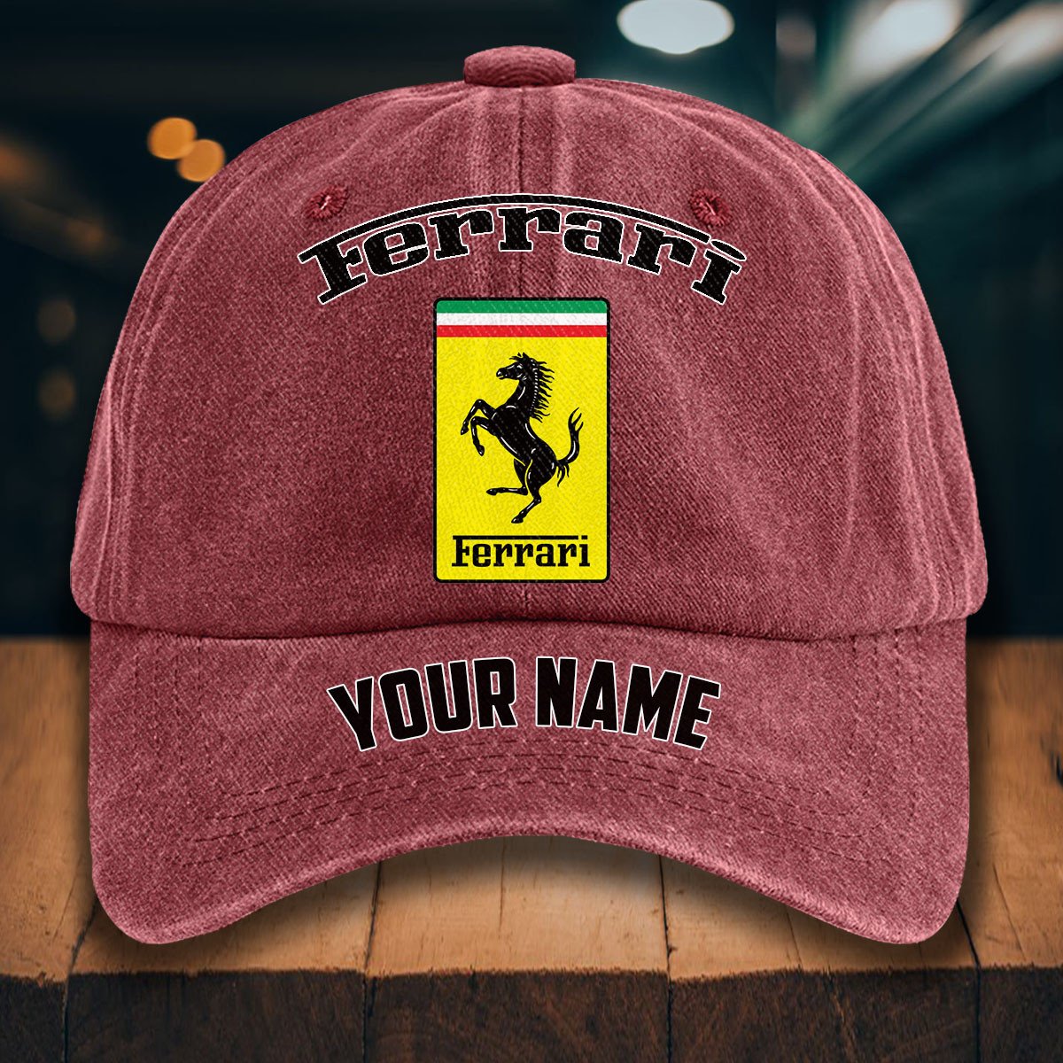 Ferrari Gewaschene Denim-Kappe – Bild 14