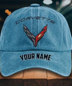 Alternative view of Chevrolet Corvette Gewaschene Denim-Kappe