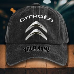 Citroen Gewaschene Denim-Kappe