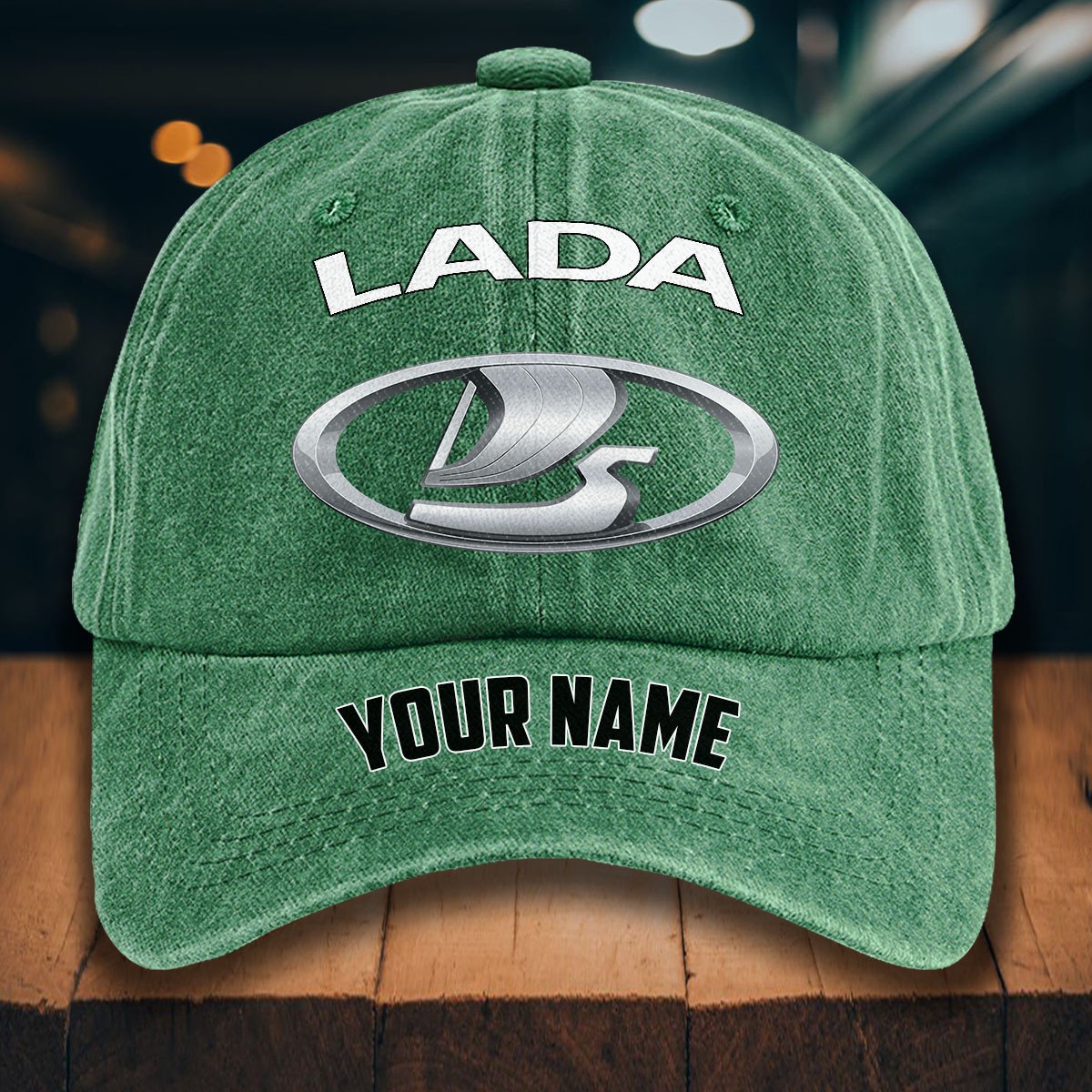 Lada Gewaschene Denim-Kappe – Bild 3
