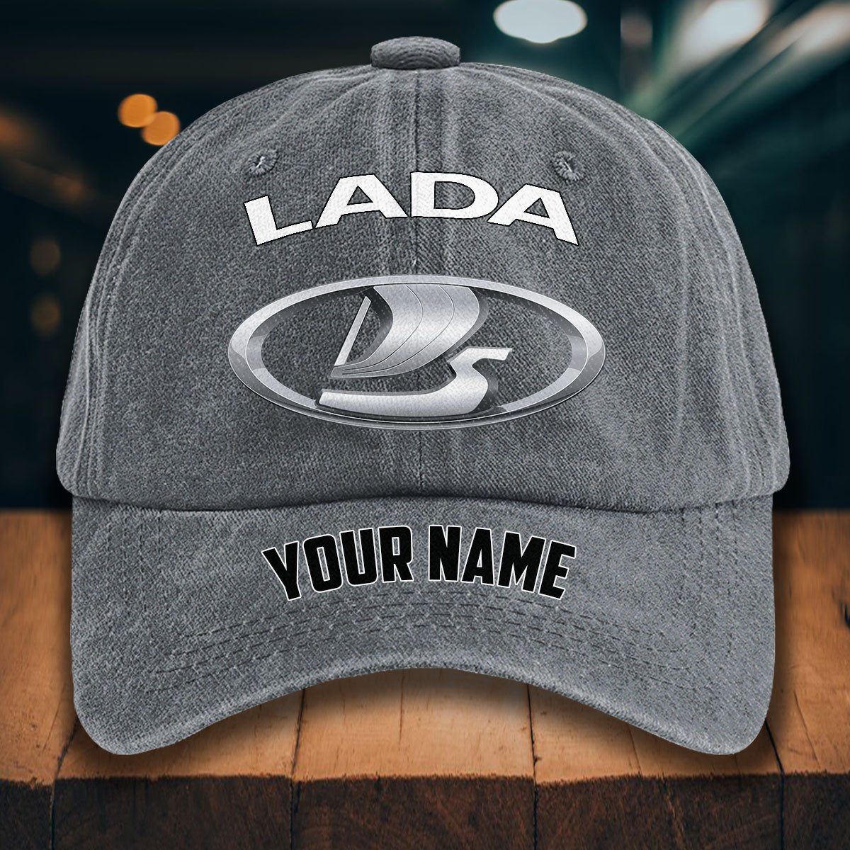 Lada Gewaschene Denim-Kappe – Bild 4
