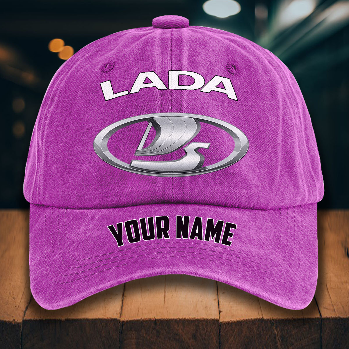 Lada Gewaschene Denim-Kappe – Bild 6