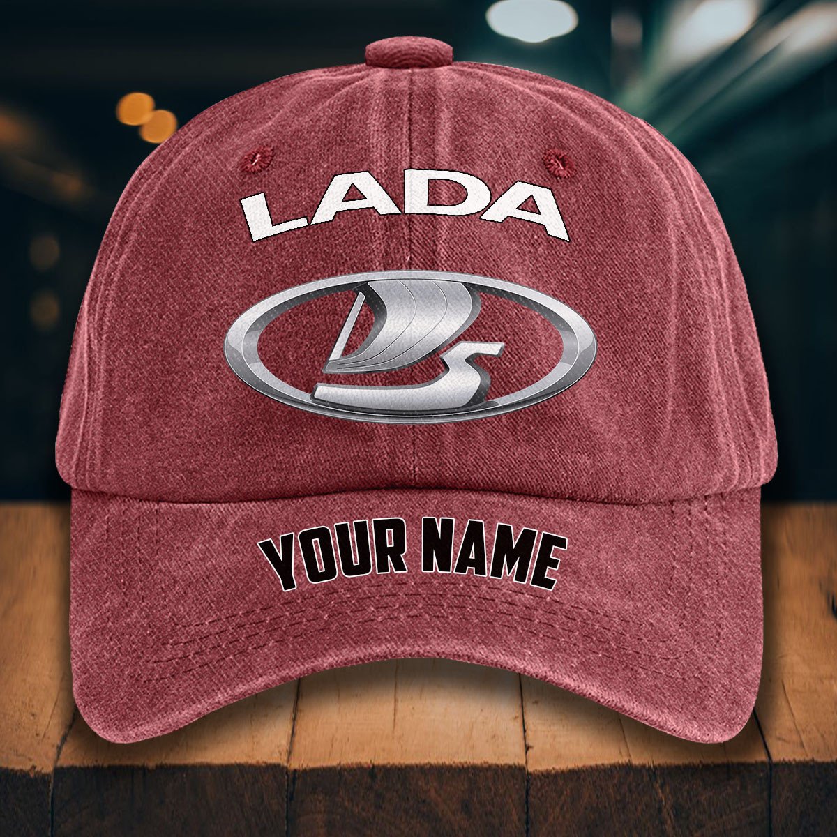 Lada Gewaschene Denim-Kappe – Bild 14