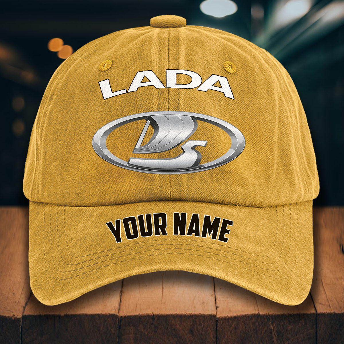 Lada Gewaschene Denim-Kappe – Bild 15