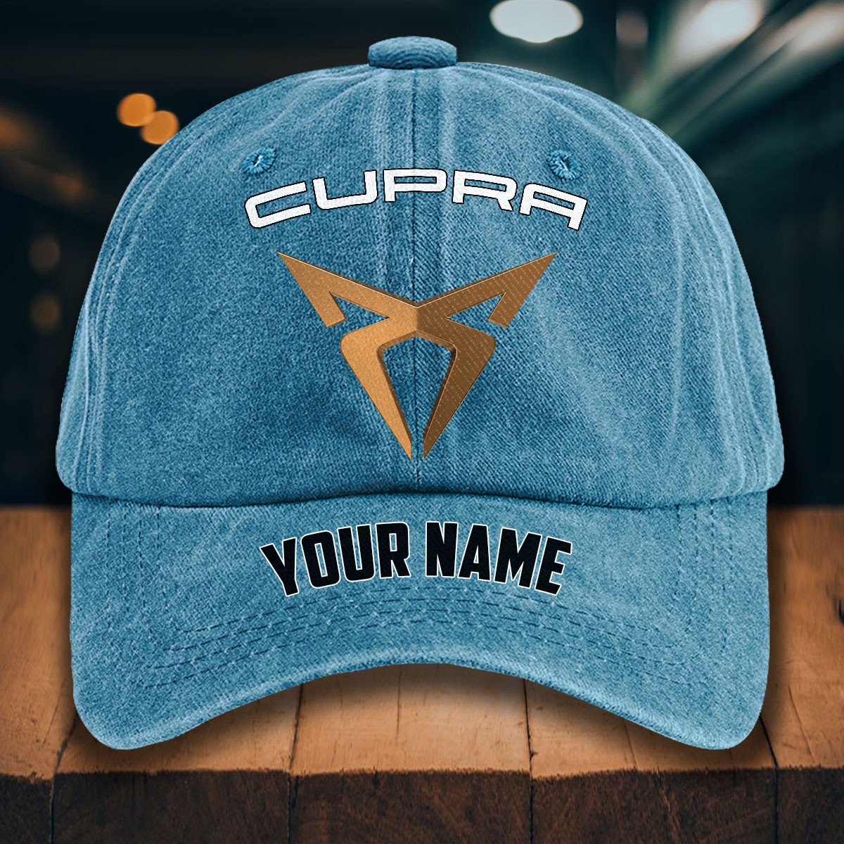Cupra Gewaschene Denim-Kappe – Bild 2