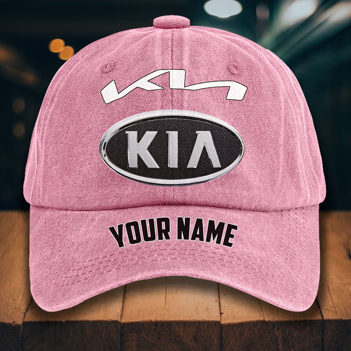 Kia Gewaschene Denim-Kappe – Bild 9