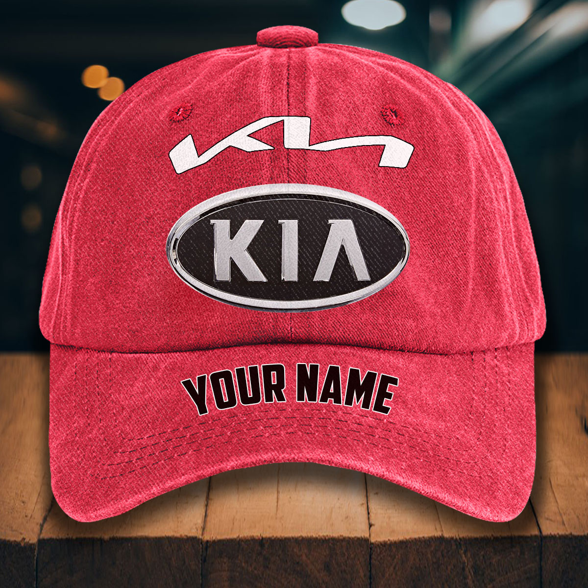 Kia Gewaschene Denim-Kappe – Bild 12