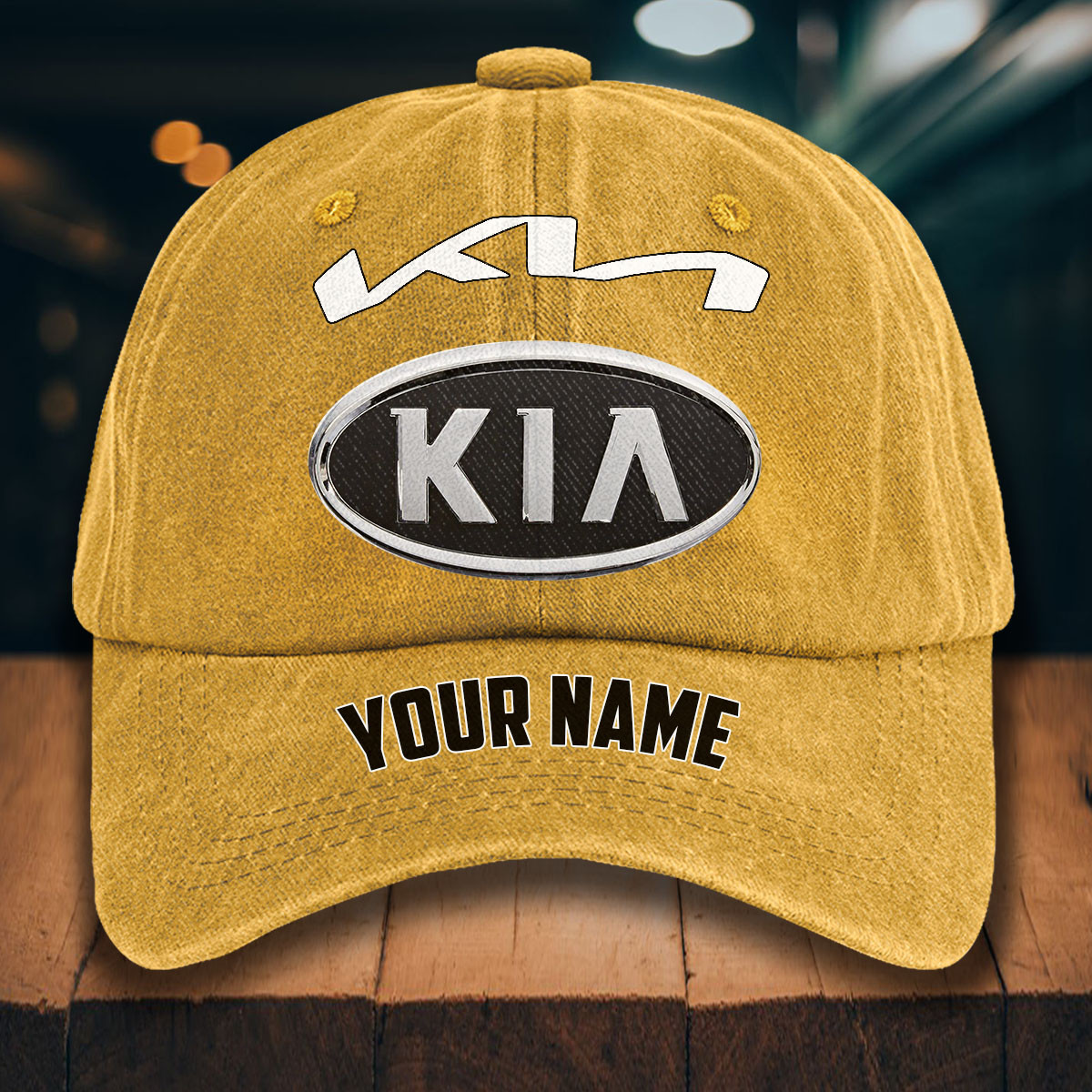 Kia Gewaschene Denim-Kappe – Bild 15