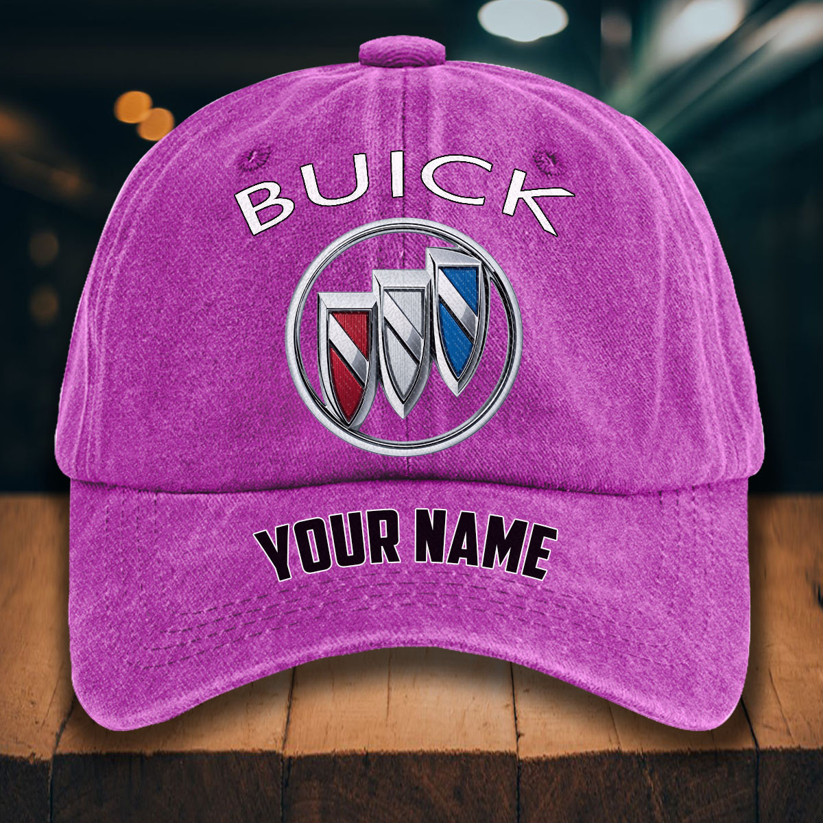 Buick Gewaschene Denim-Kappe – Bild 6
