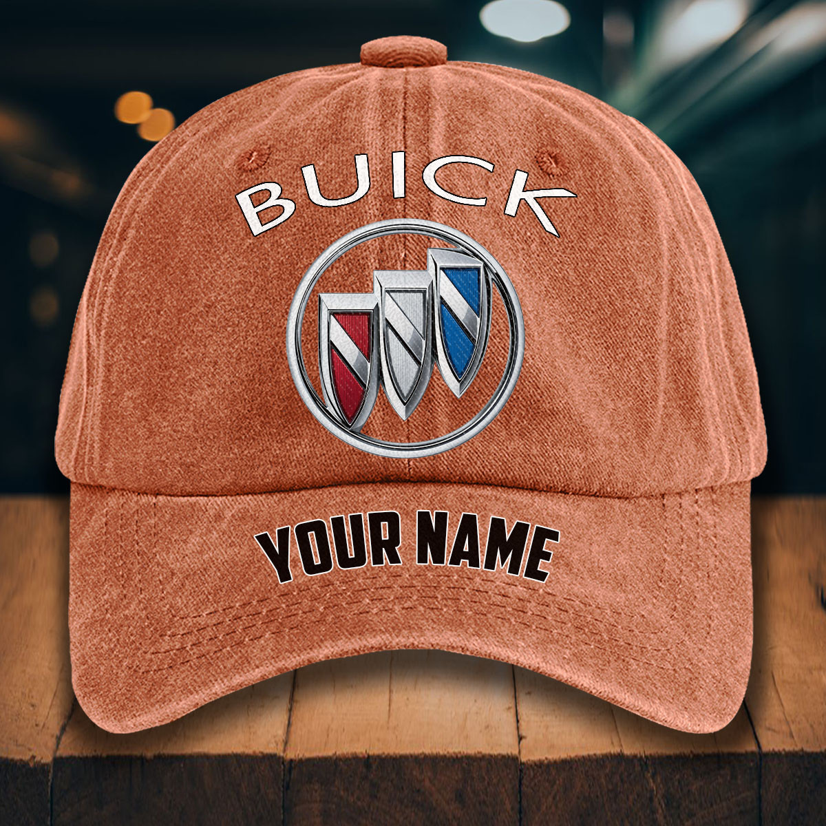 Buick Gewaschene Denim-Kappe – Bild 8