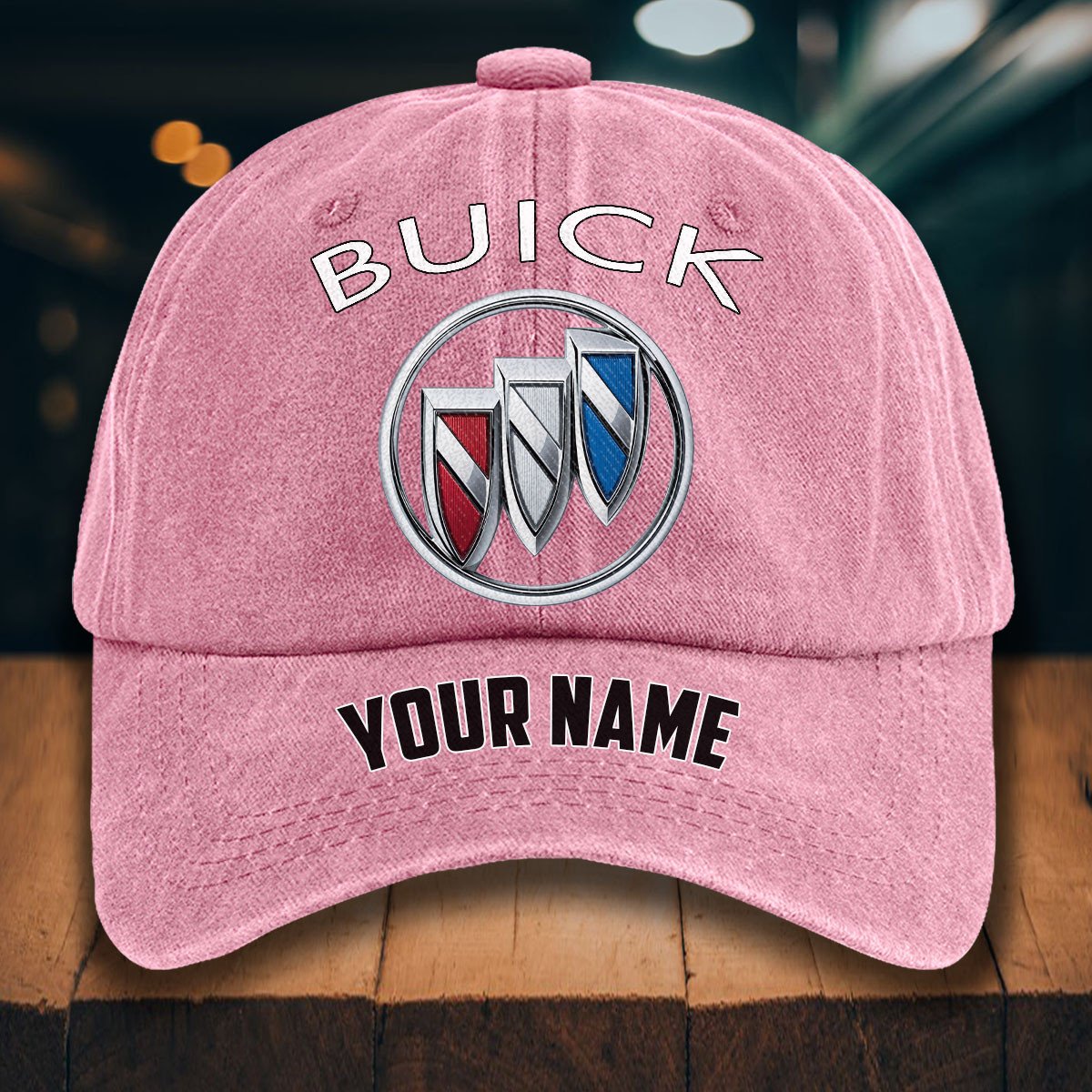 Buick Gewaschene Denim-Kappe – Bild 9