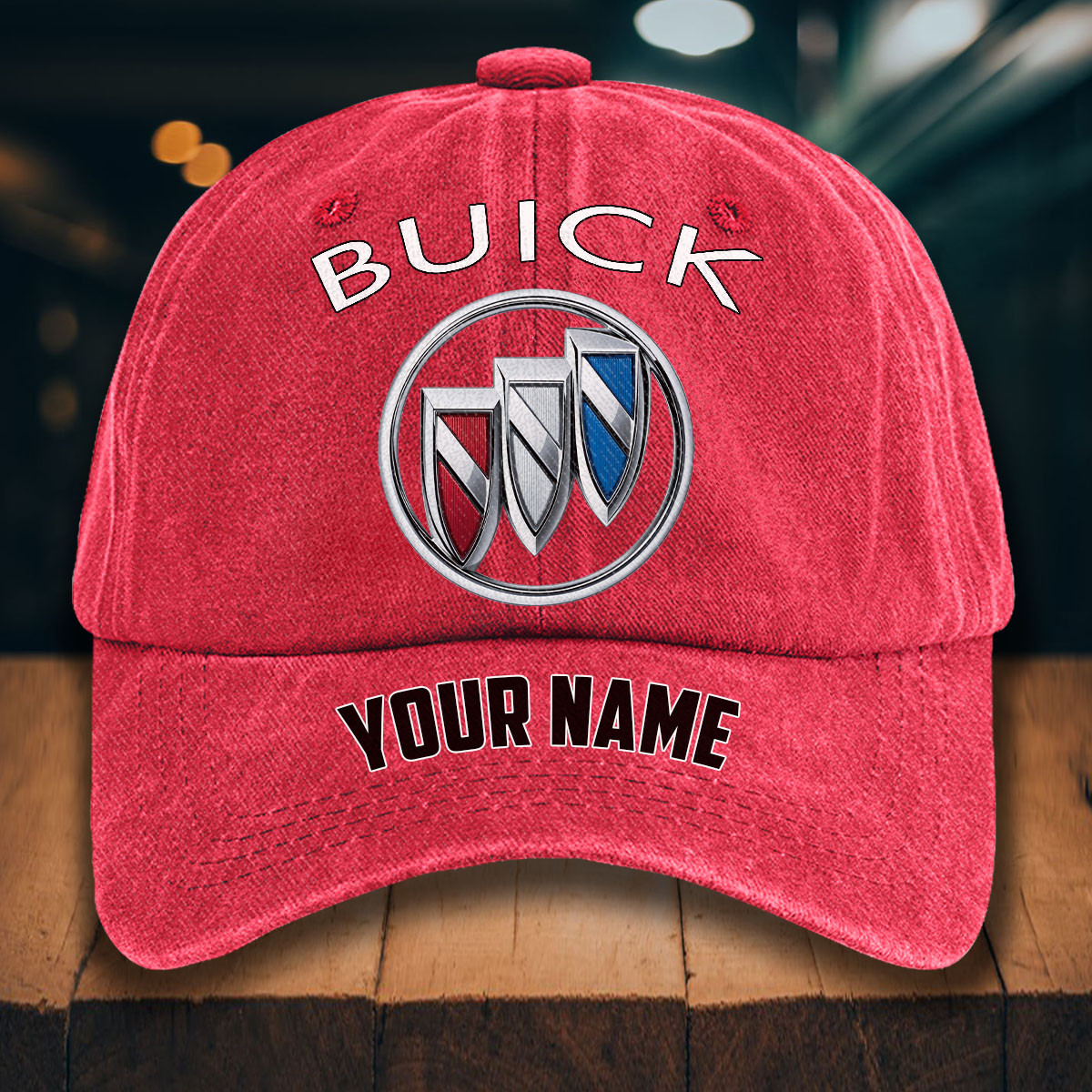 Buick Gewaschene Denim-Kappe – Bild 12