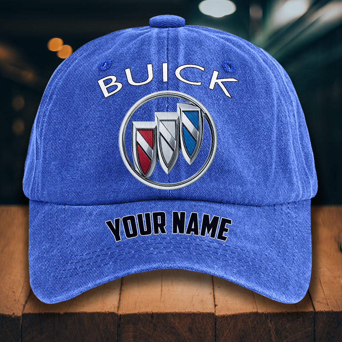 Buick Gewaschene Denim-Kappe – Bild 13