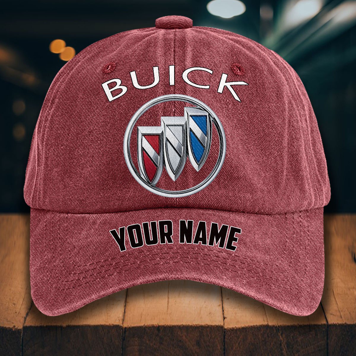 Buick Gewaschene Denim-Kappe – Bild 14