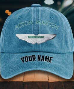 Alternative view of Aston Martin Gewaschene Denim-Kappe