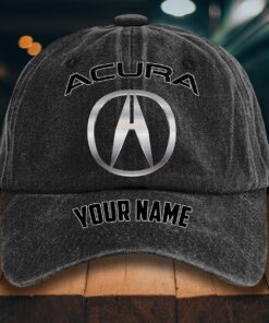 Acura Gewaschene Denim-Kappe