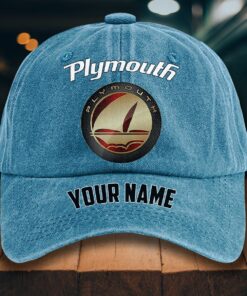 Alternative view of Plymouth Gewaschene Denim-Kappe