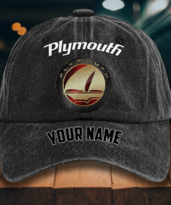 Plymouth Gewaschene Denim-Kappe