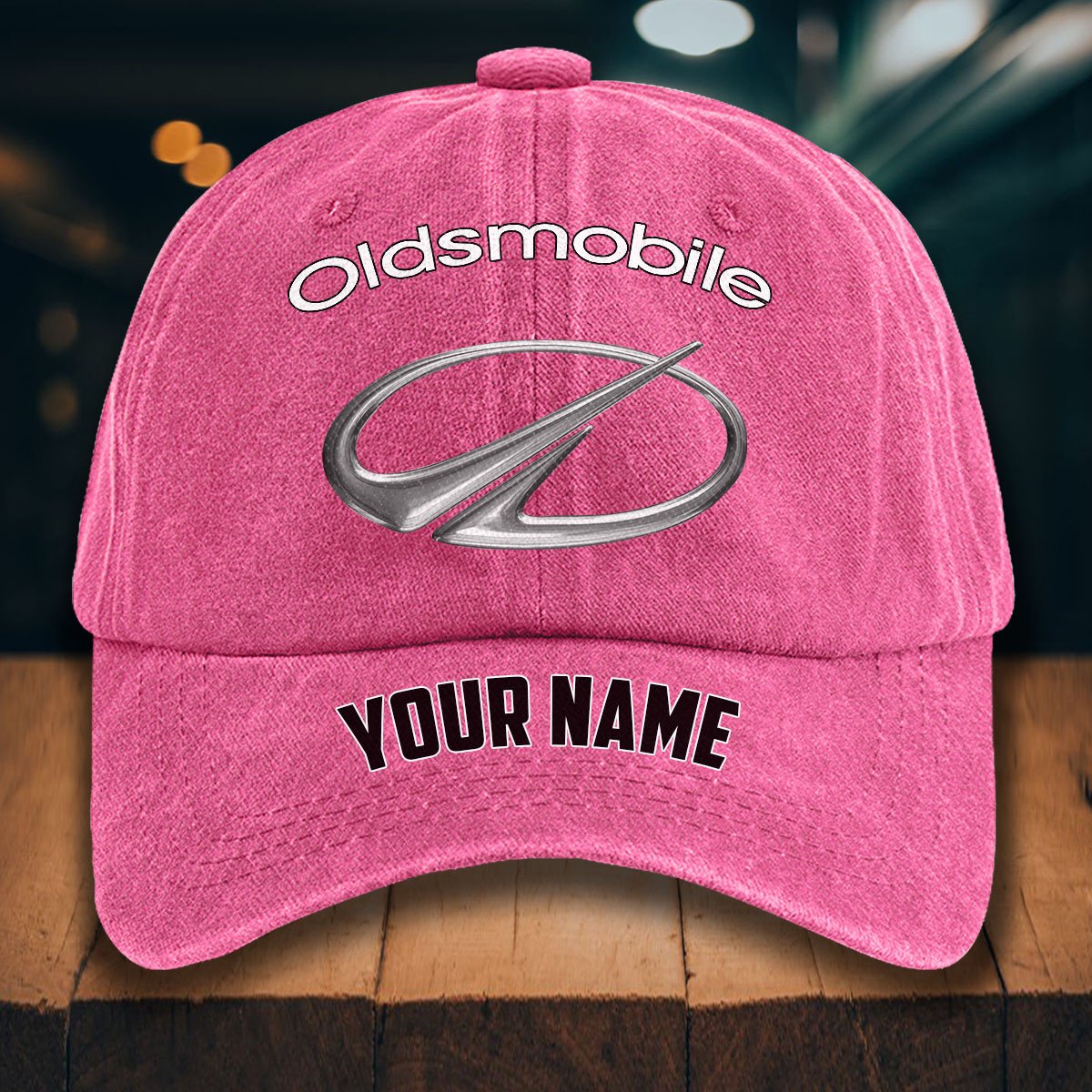 Oldsmobile Gewaschene Denim-Kappe – Bild 10