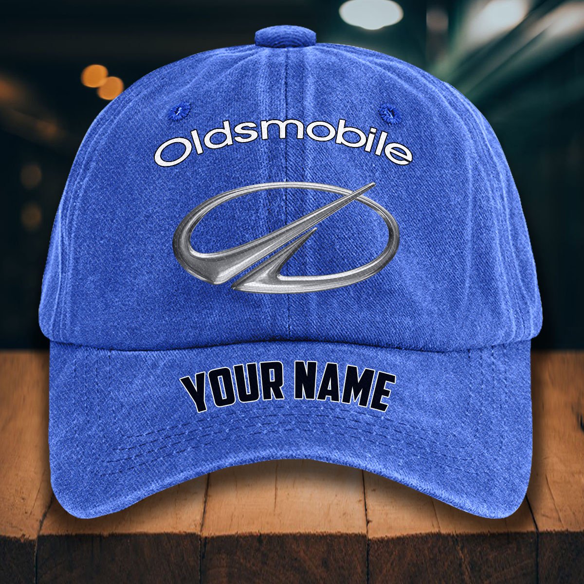 Oldsmobile Gewaschene Denim-Kappe – Bild 13