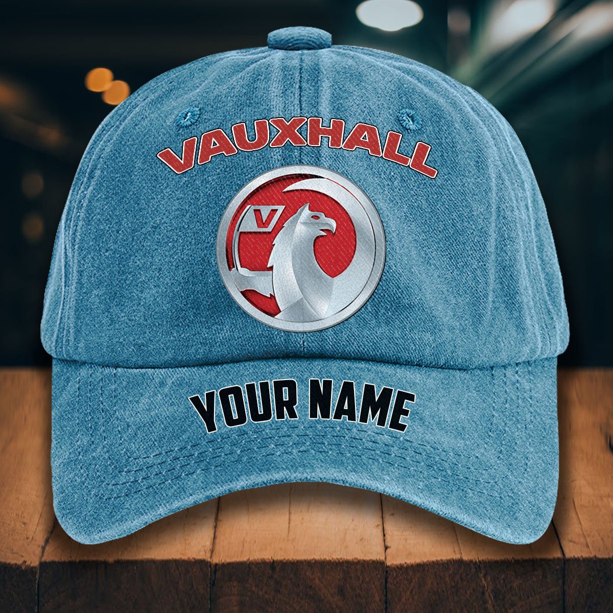 Vauxhall Gewaschene Denim-Kappe – Bild 2