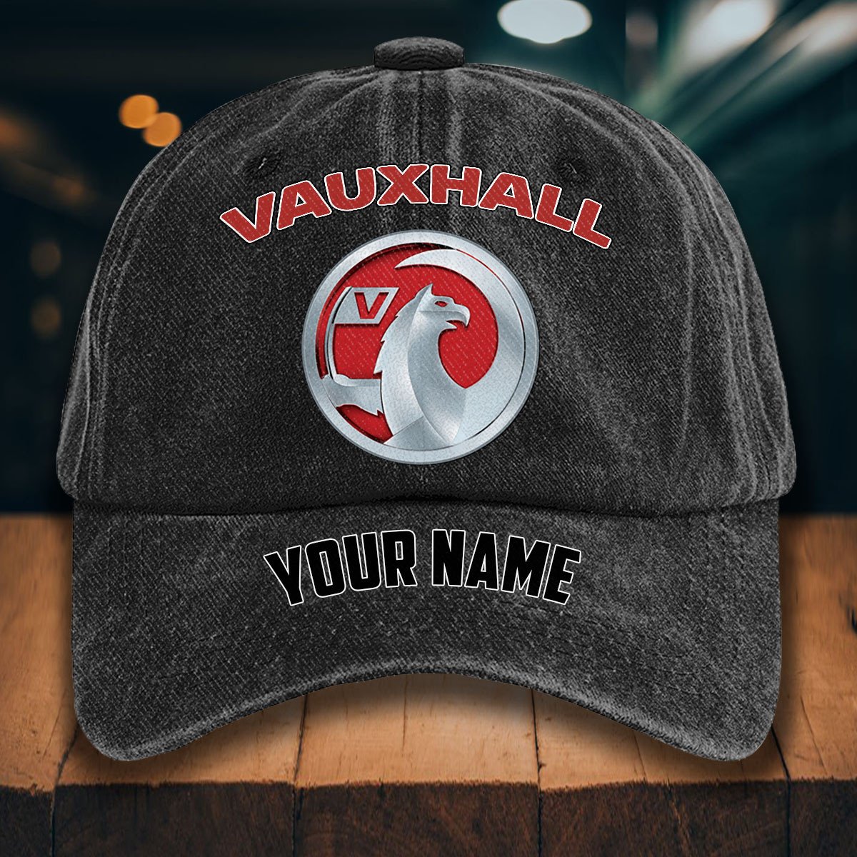 Vauxhall Gewaschene Denim-Kappe