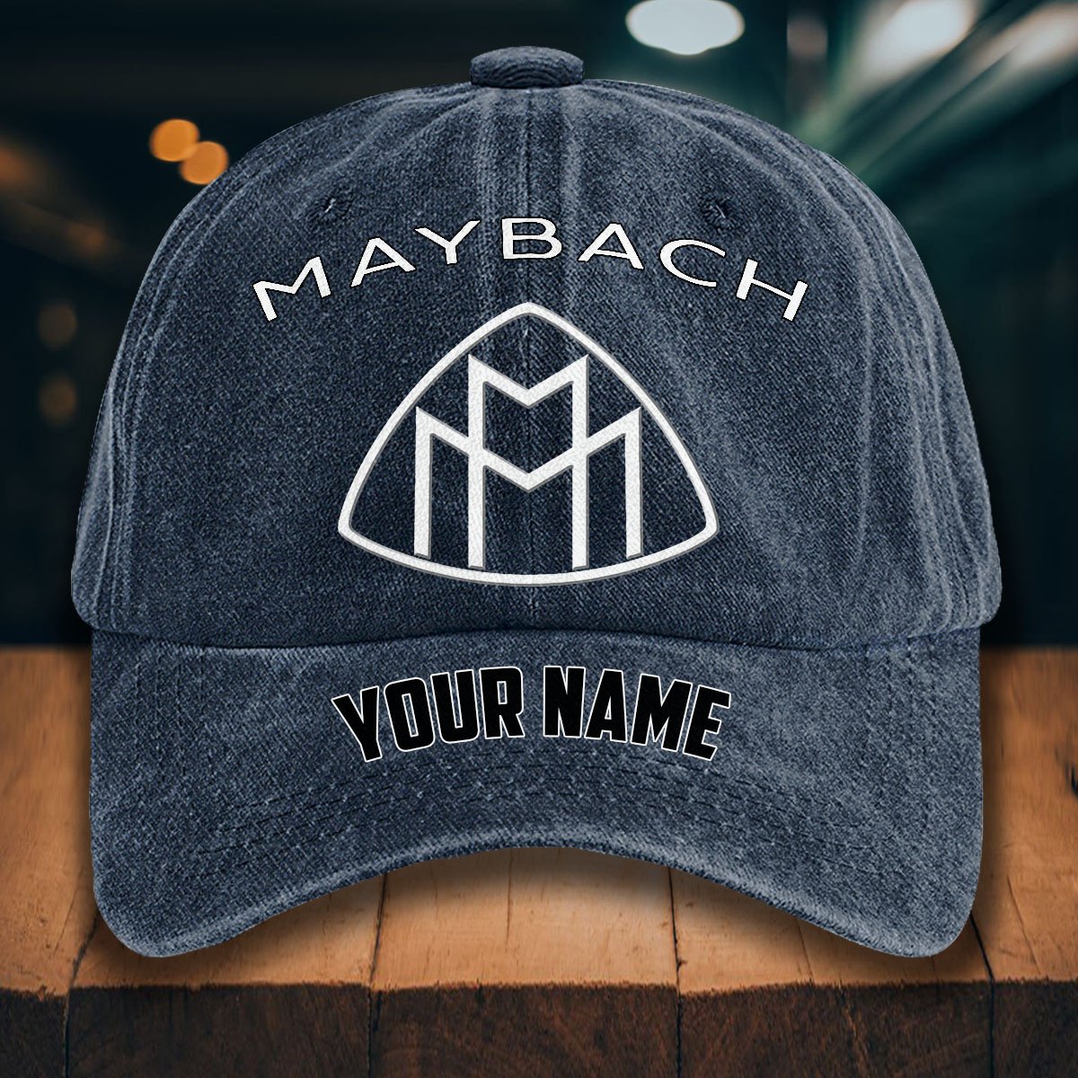 Maybach Gewaschene Denim-Kappe – Bild 7