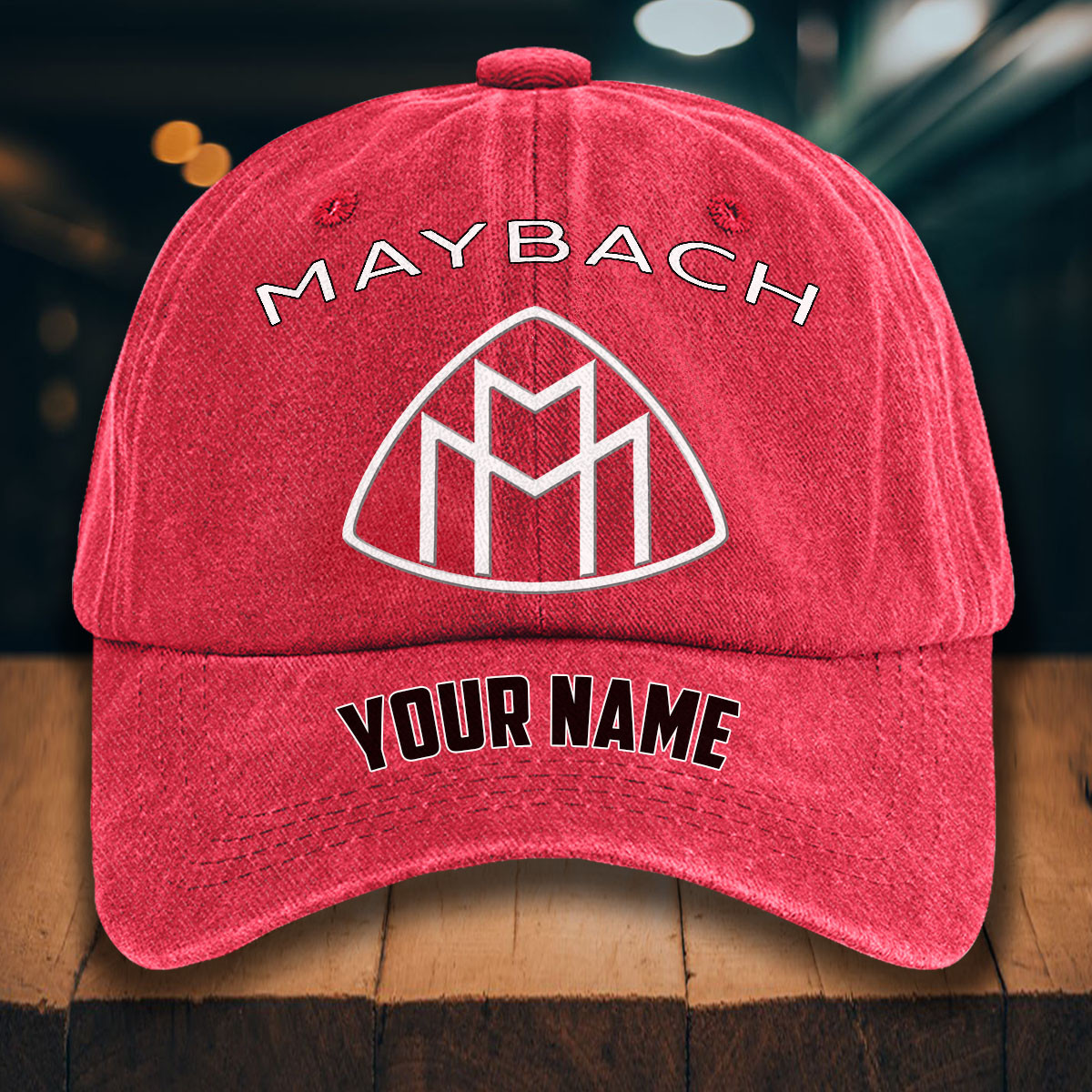 Maybach Gewaschene Denim-Kappe – Bild 12