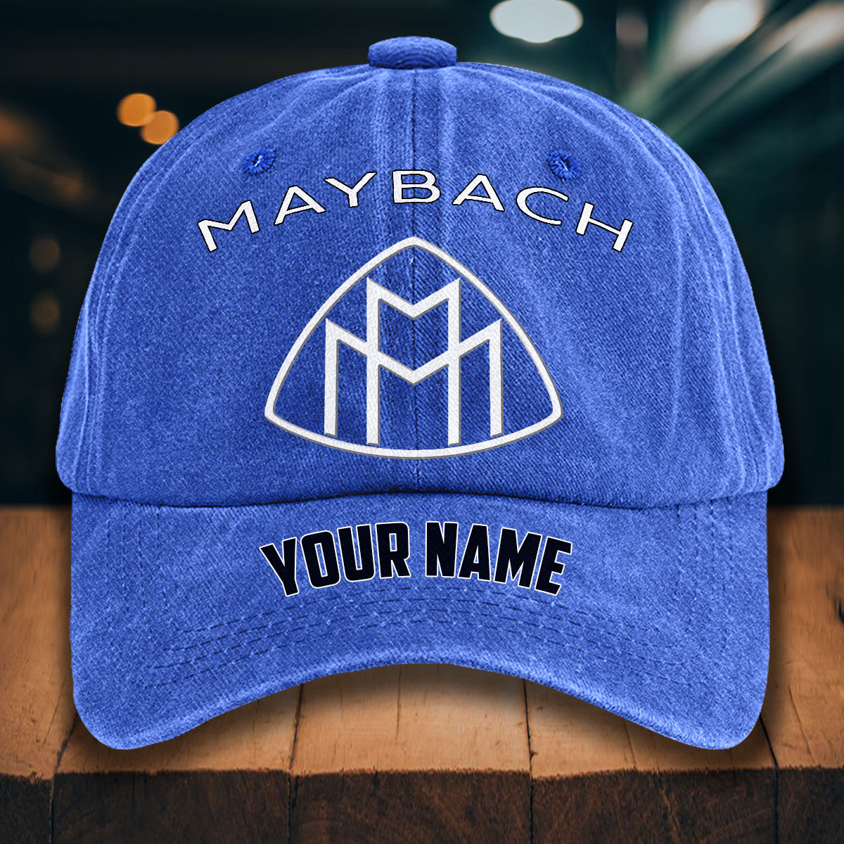 Maybach Gewaschene Denim-Kappe – Bild 13
