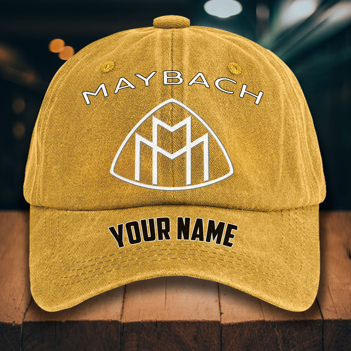 Maybach Gewaschene Denim-Kappe – Bild 15