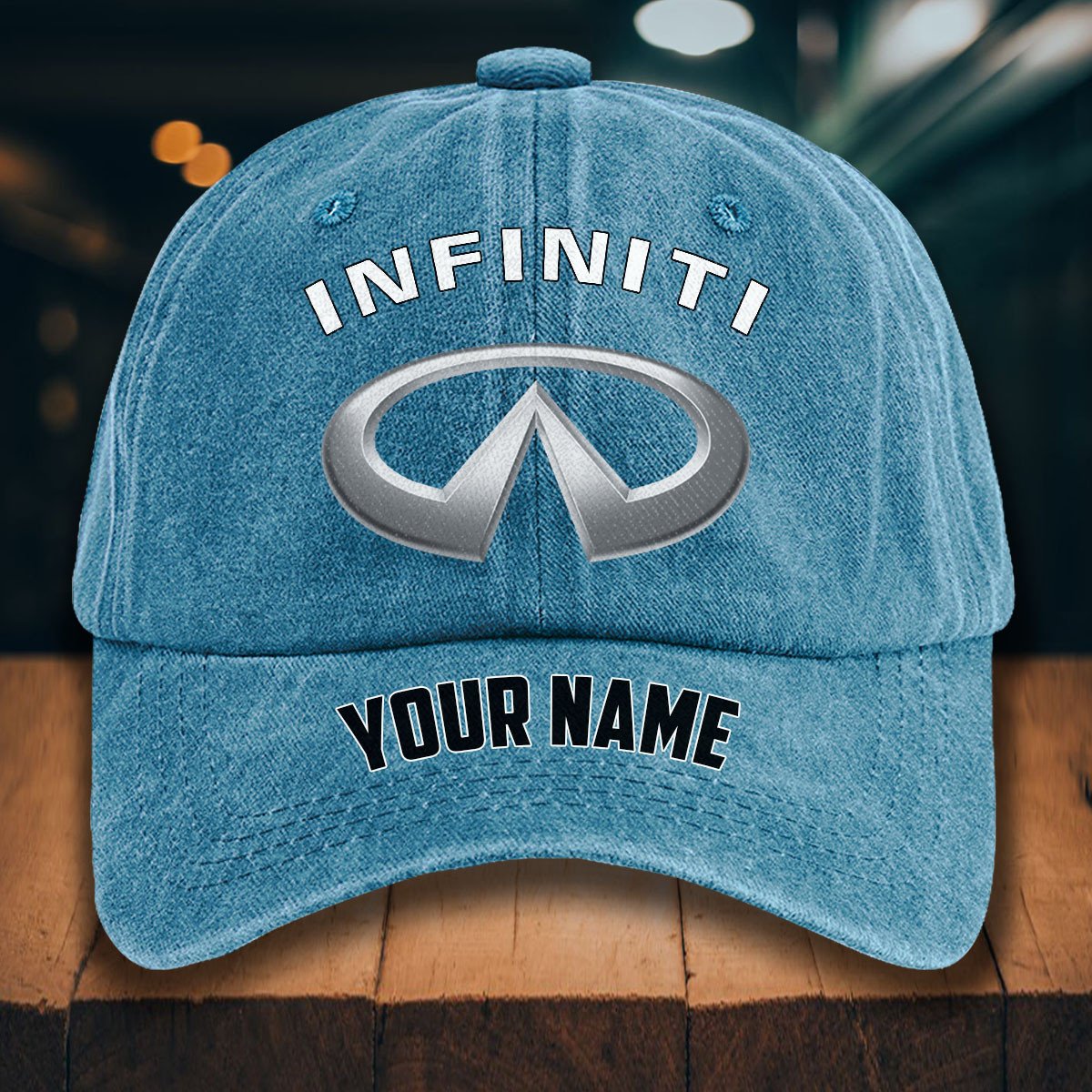 Infiniti Gewaschene Denim-Kappe – Bild 2