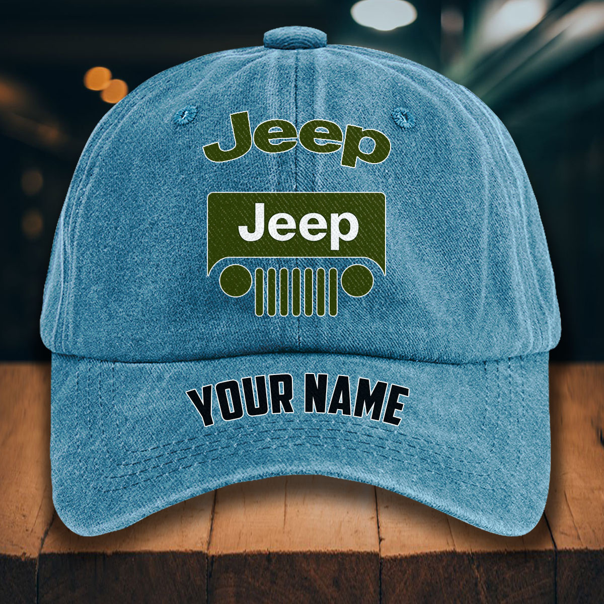 Jeep Gewaschene Denim-Kappe – Bild 2