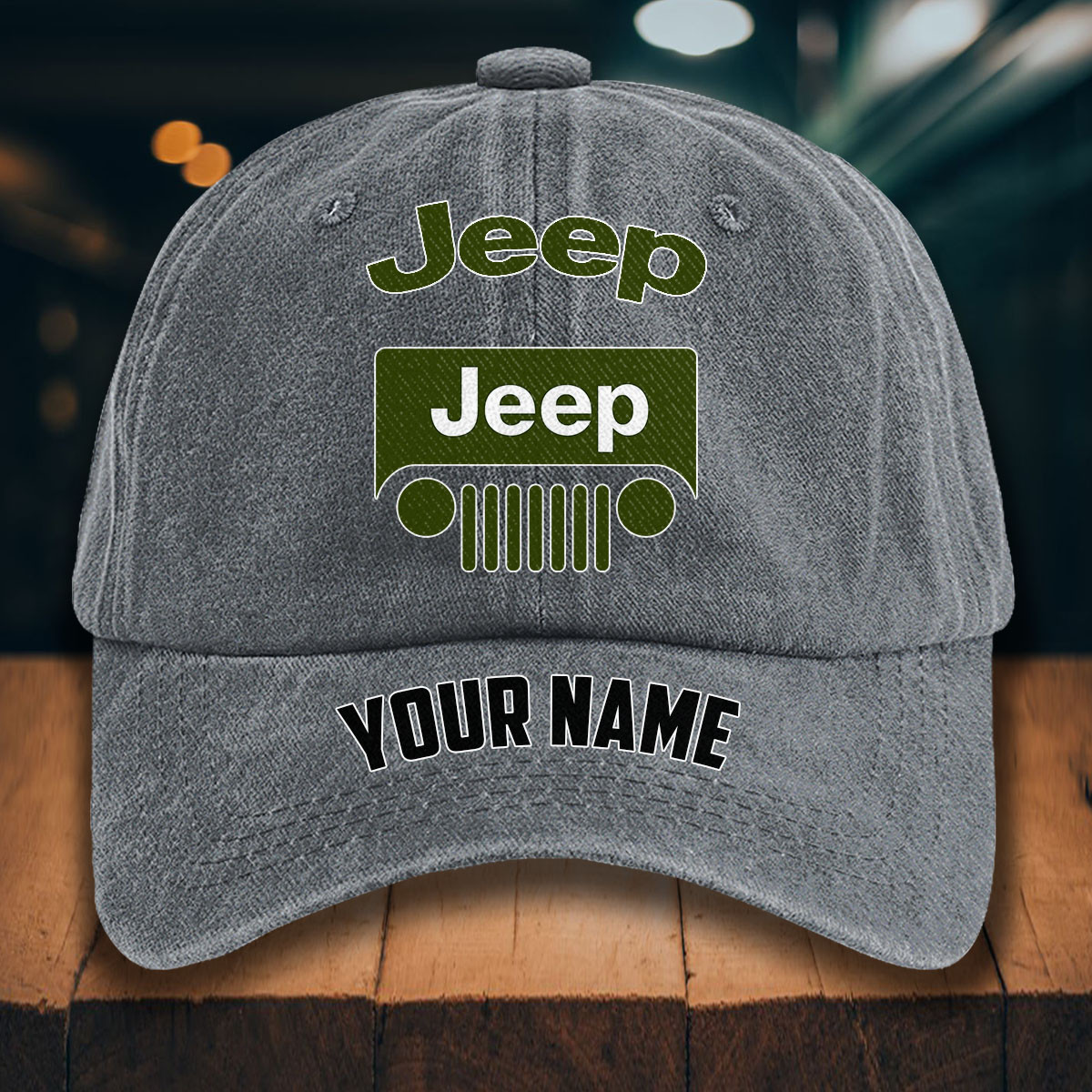 Jeep Gewaschene Denim-Kappe – Bild 4