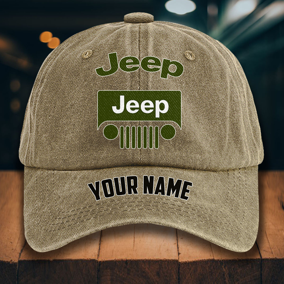 Jeep Gewaschene Denim-Kappe – Bild 5