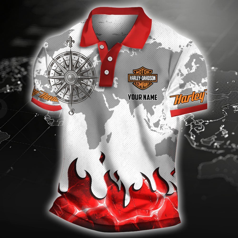 Harley-Davidson Poloshirt – Bild 4
