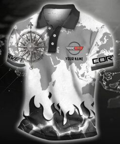 Alternative view of Corvette C4 Poloshirt