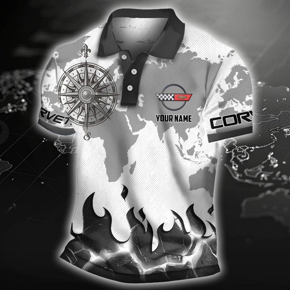 Corvette C4 Poloshirt – Bild 2