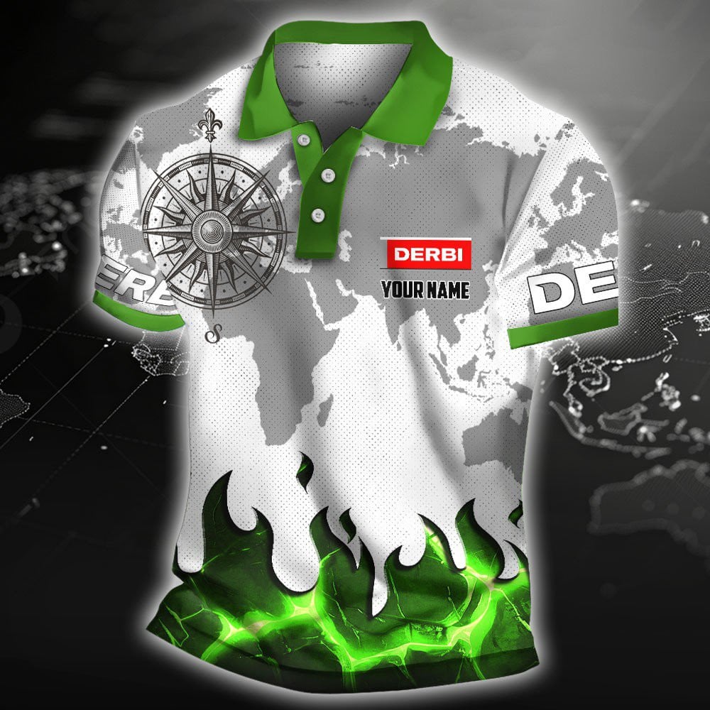 Derbi Motorcycles Poloshirt – Bild 5