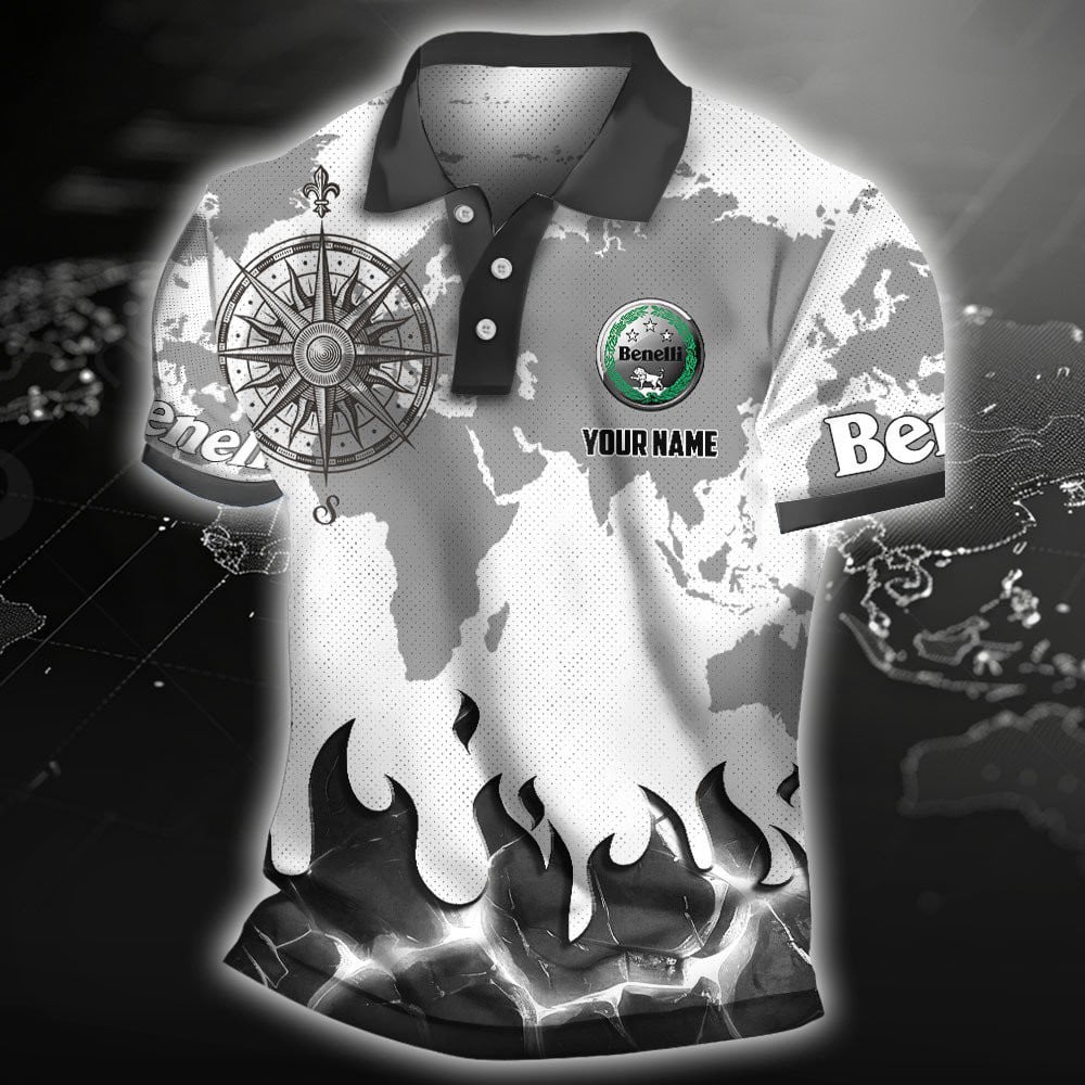 Benelli Motorcycles Poloshirt – Bild 3