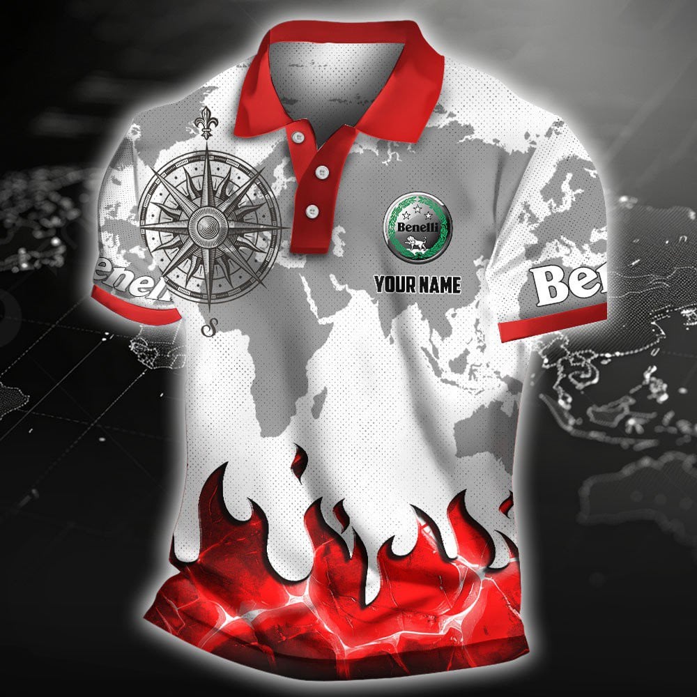 Benelli Motorcycles Poloshirt – Bild 4
