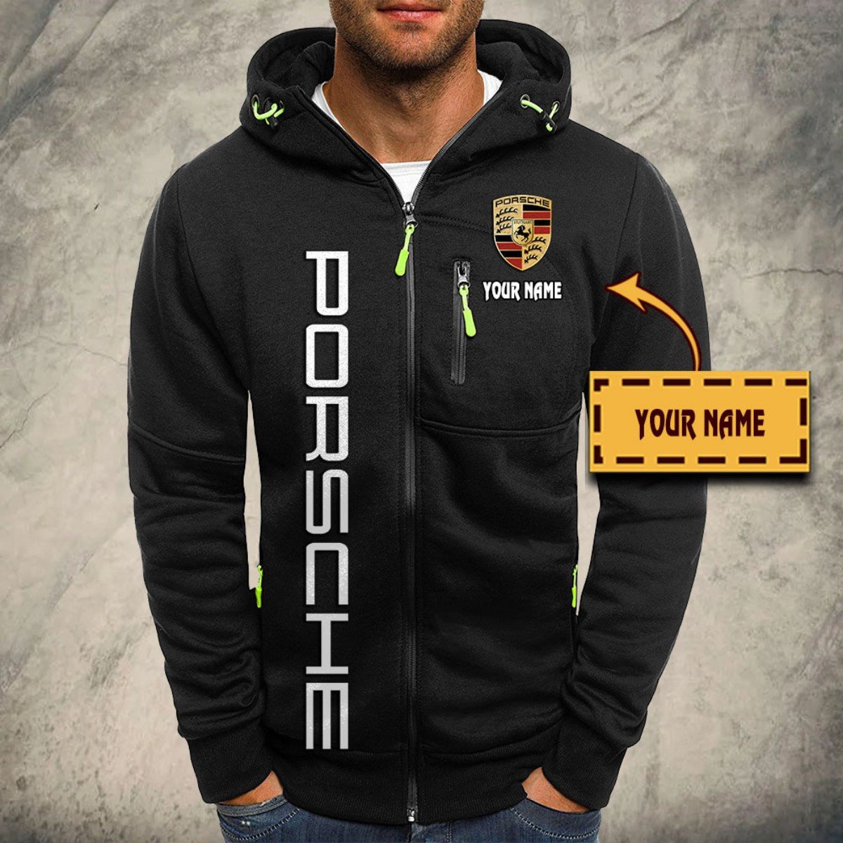 Porsche Kapuzensweatjacke – Bild 2