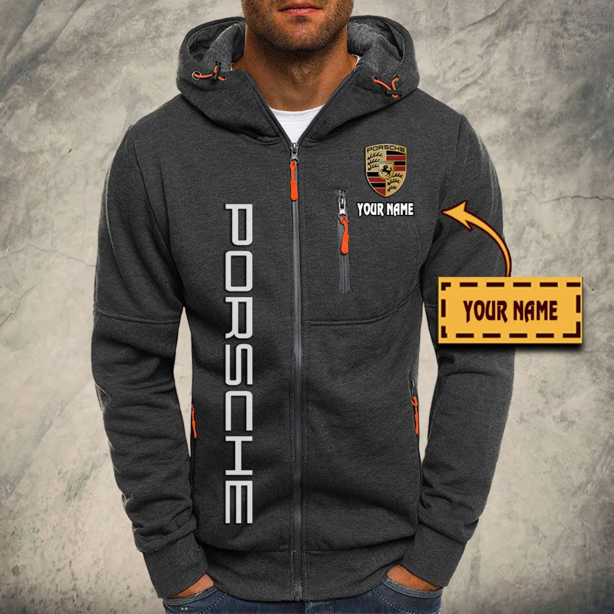 Porsche Kapuzensweatjacke – Bild 4