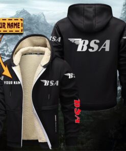 BSA Motorcycles Gefütterte Kapuzenjacke