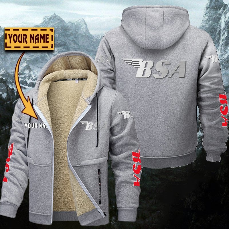 BSA Motorcycles Gefütterte Kapuzenjacke – Bild 5